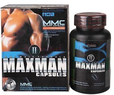Maxman Blue Male Enhancement Pills - 60 pcs Value Pack | Natural Vitality Booster for Men